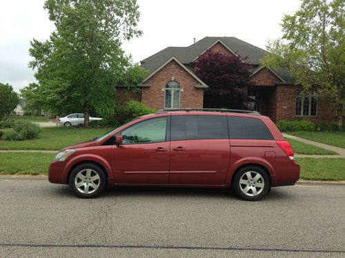 2004 nissan quest se, loaded, leather, panorama roof, no reserve, very nice!