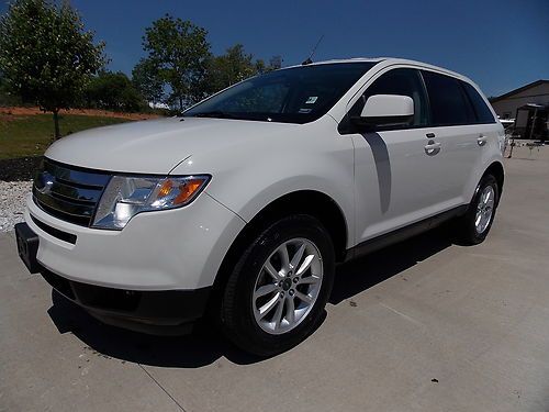 2009 ford edge sel awd leather loaded new car trade like new no reserve!!!