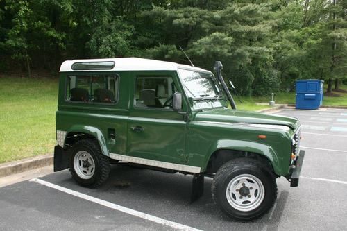 1987 land rover : defender 90 county 4 x 4 sport utility  clear md title mva
