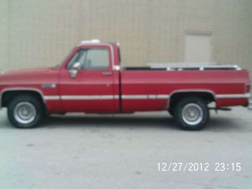 1986 chevy/gmc sierra c1500/k1500 long bed 305 ci automatic pw pl  at runs great