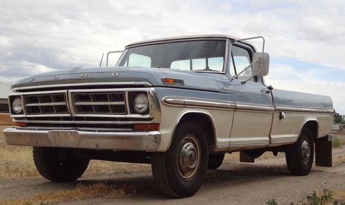 1971 ford f-250 camper special, factory a/c, automatic, 1 family vehicle