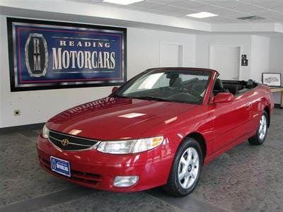 2001 toyota solara convertible automatic leather side airbags 6-disc changer abs