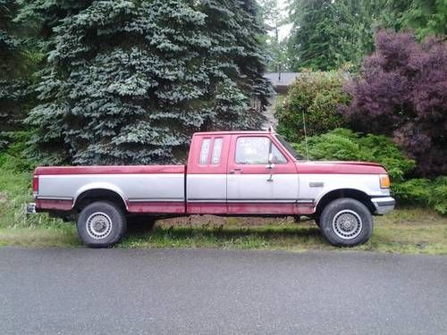 1988 ford f-250 xlt lariat extended cab pickup 2-door 7.3l