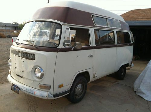 1972  vw bus safare custom camper