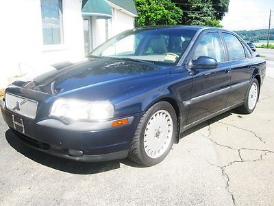 1999 s80 sedan  non smoker no reserve clean inspected loaded a/c cd