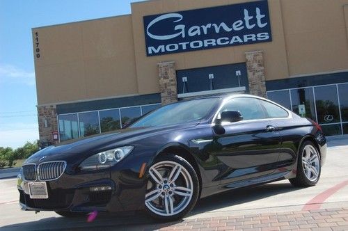 2012 bmw 650i m sport * 1k miles * new cond * best deal anywhere! we finance!