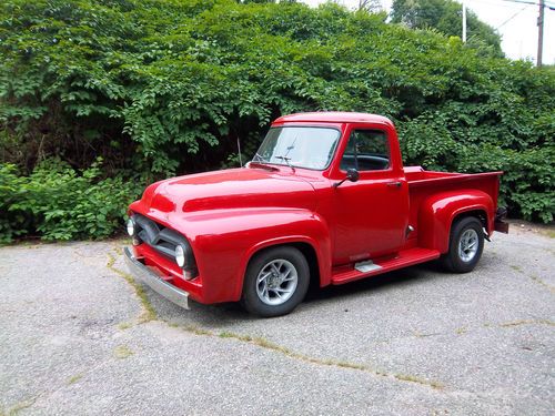 1955 ford f-100 hot rod pick up truck
