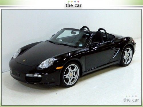 2008 porshe boxster, all black, with navigation and preferred plus package