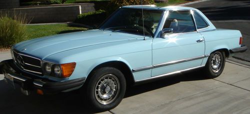 1974 mercedes 450sl removable hardtop and convertible top