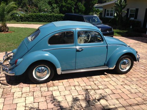 1962 volkswagen beetle original rag sunroof