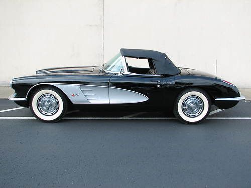 1959 black beauty corvette, rare automatic