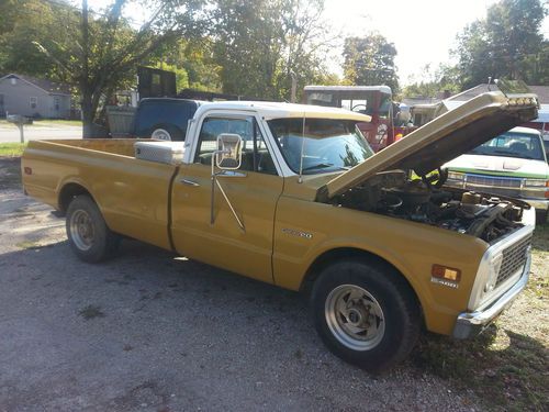 1972 chevy c20 (factory air and big block) no reserve