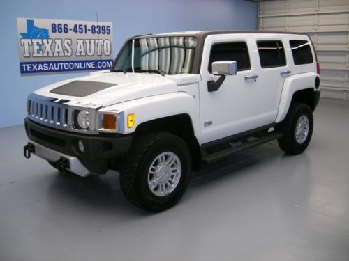 We finance!!!  2008 hummer h3 4x4 automatic heated leather onstar tow texas auto