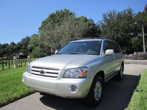 06 toyota highlander v6 2wd alloy wheels low miles absolutely gorgeous pristine!