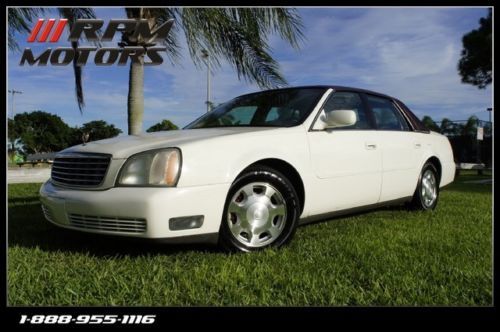 Florida cadillac deville w/brand new carriage top clean carfax warranty