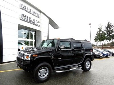 2007 hummer h2 4x4 beautiful black on black leather ! stunning ! financing avail