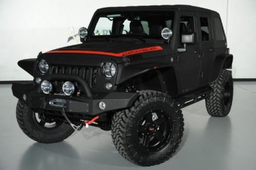 2014 unlimited 4wd lift winch leather fastback