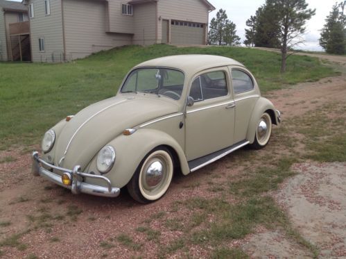 1964 vw bug lowered 75,000 original colorado miles