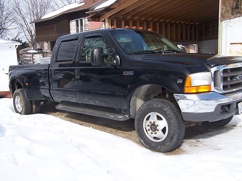 2001 f350  lariat drw dually 4x4 v10 103,640 miles no reserve good work truck