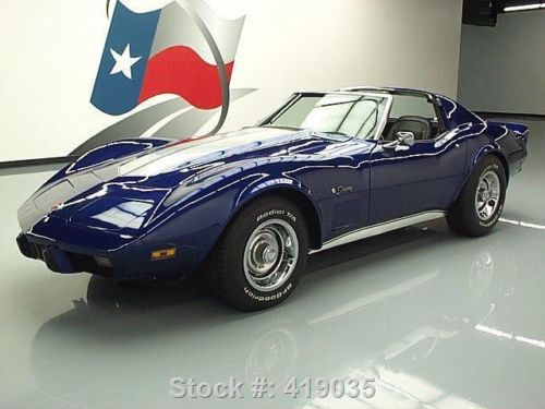 1975 chevy corvette stingray coupe 5.7l 4spd t-tops 83k texas direct auto