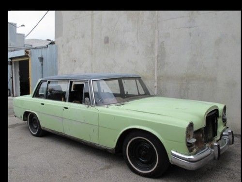 Mercedes swb 600 1966 ultra rare right hand drive, excellent project! no reserve