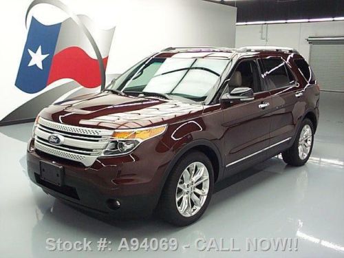 2012 ford explorer 7-pass leather nav rear cam 20&#039;s 49k texas direct auto