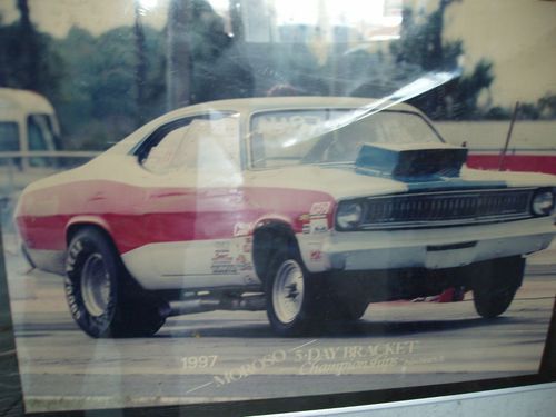 1970 plymouth duster drag race car no engine or trans