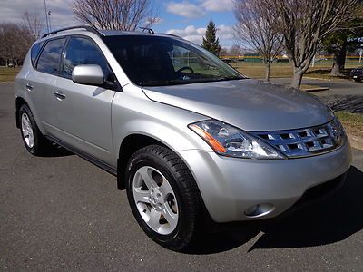 Beautiful 2003 nissan murano sl 1 owner v-6 auto clean vehicle no reserve