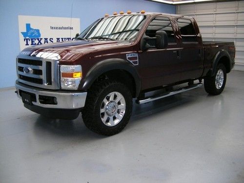 We finance!!!  2009 ford f-250 crew xlt 4x4 off-road diesel auto tow sync 6cd!!