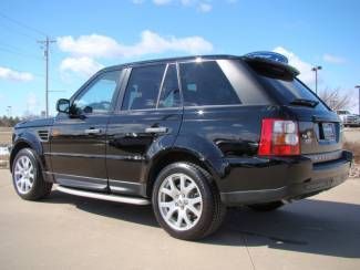 2008 black land rover  hse nav leather 2nd row heated seats! newer tires!