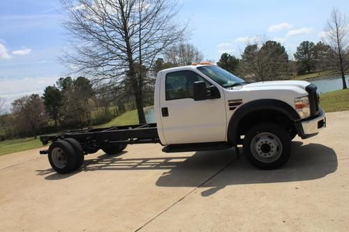 08 ford f550 cab &amp; chassis xl 6.4l diesel automatic good tires ready for work