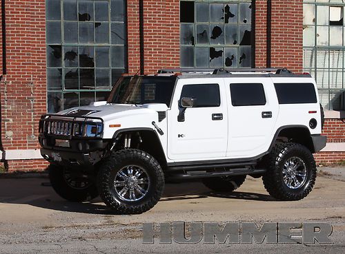 2003 hummer h2 6.0 fabtech magna supercharged eaton lockers gears 5.13 lift 40"