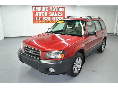 05 subaru forester 2.5x awd one owner no reserve