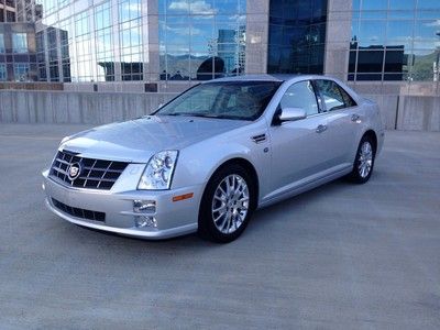 2011 cadillac sts luxury silver navigation heated/cooled leather no reserve !!!
