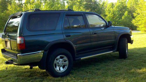 1997 toyota 4 runner green - tow package - roof rack -  sun roof