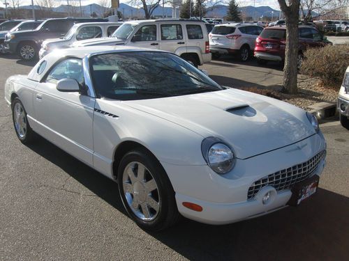 2002 ford thunderbird base convertible with only 18k!