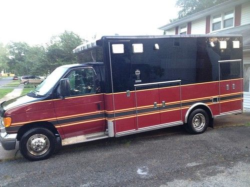 2004 ford e-450 horton 553 ambulance 6.0l for emergency personnel - 1 owner !!!