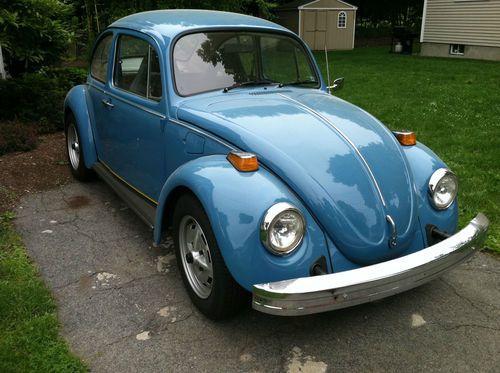 1974 vw beetle - fully restored - electric ev car - coool!