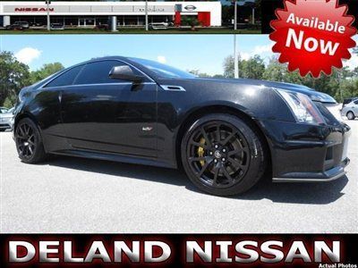 2011 cadillac cts-v coupe supercharged black diamond edition automatic*we trade*