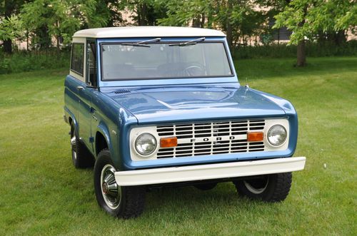Classic uncut early bronco -ground up frame off restoration