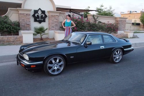 Supercharged jaguar xjs coupe with oem parts in british racing green
