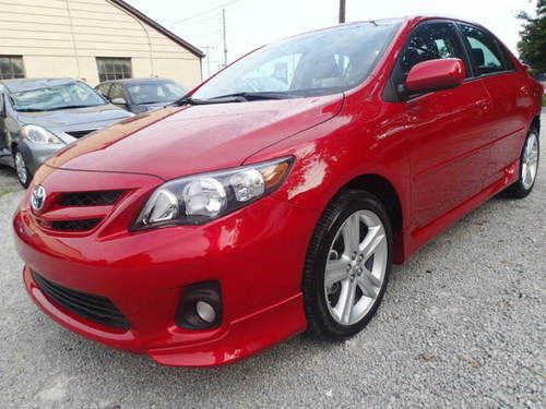 2013 toyota corolla s, salvage, only 731 miles, runs and drives, toyota, damaged