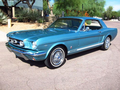 1966 mustang gt coupe a-code - only 59k original miles - rust free-  survivor!!