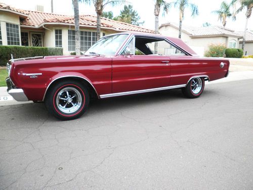 1967 plymouth gtx real deal 4 speed trac pak car
