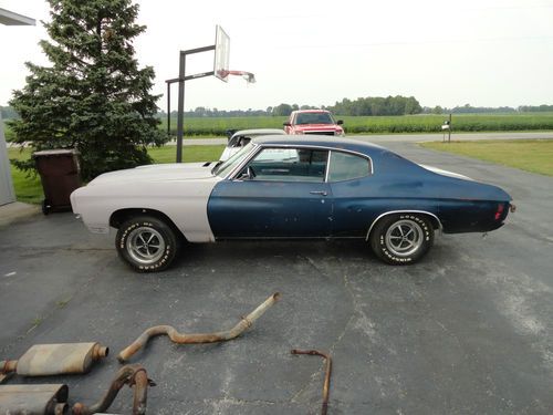 1970 chevelle ss 396 4 speed 12 bolt posi real deal !  with original paperwork!