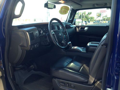 2008 h2 hummer fully loaded third row bose system leather seats rear view cam