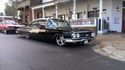 1960 chevy biscayne two door bubble top 350 like impala bel air -air ride