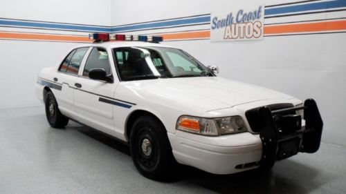 Ford police interceptor full police lighting secured rear seat only 60k miles