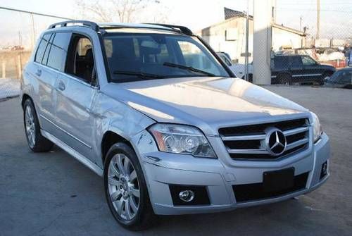 2011 mercedes-benz glk350 4matic damaged salvage runs! only 24k miles loaded!