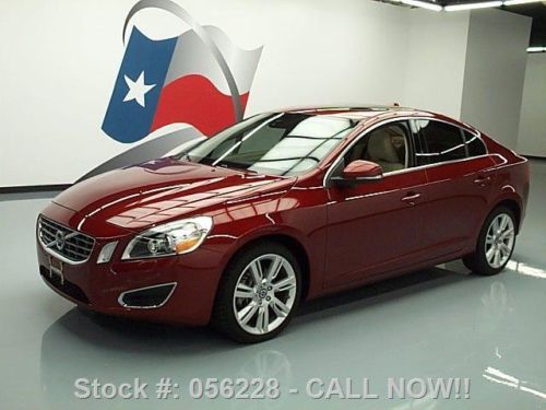 2012 volvo s60 t6 awd turbocharged sunroof leather 23k texas direct auto